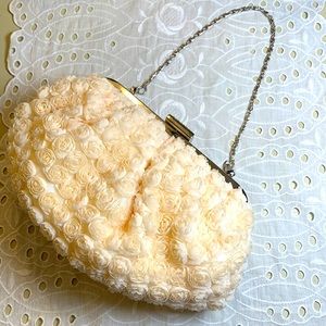 Daniel Ames Couture Wedding Bag Cream Roses